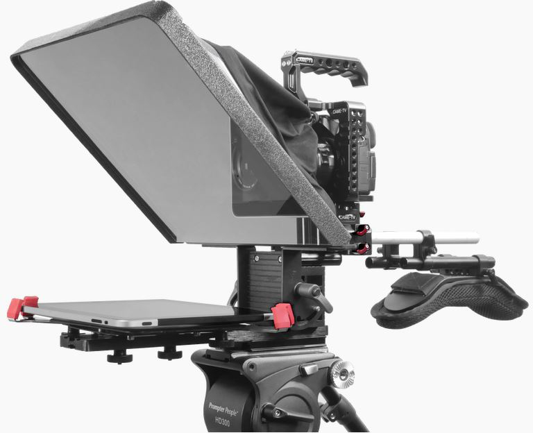 Picture of Prompter People FLEXP-24HB-15MM 24 in. 24HB Reversing HighBright Teleprompter Monitor with 15 mm Plus Block