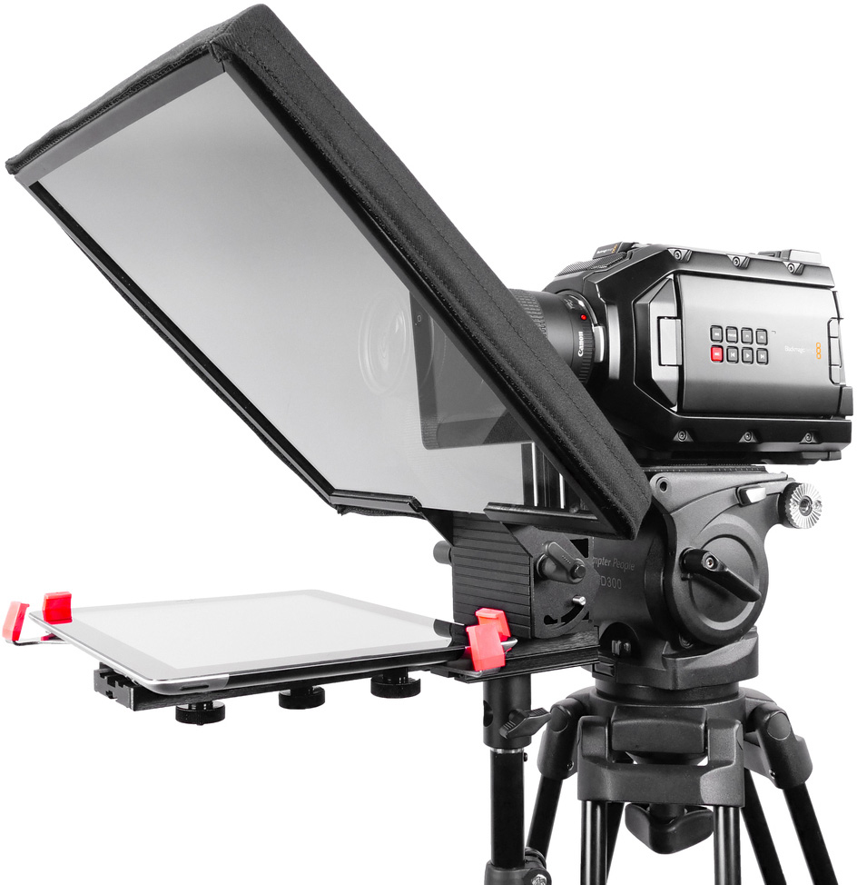 Picture of Prompter People PRP-UFFS12IPADPR Ultraflex Ipad Free-Standing Prompter with 12 x 12 in. Glass for All Ipads
