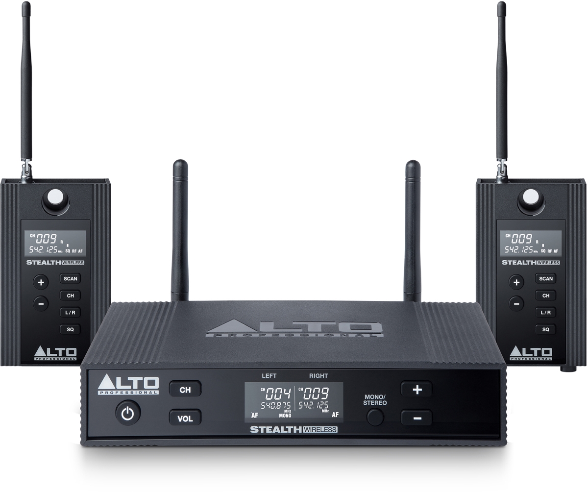 Picture of Alto Professional ALT-STEALTHMK2 Stealth Wireless MKII 2-Channel UHF Audio Transmitter & Receiver System
