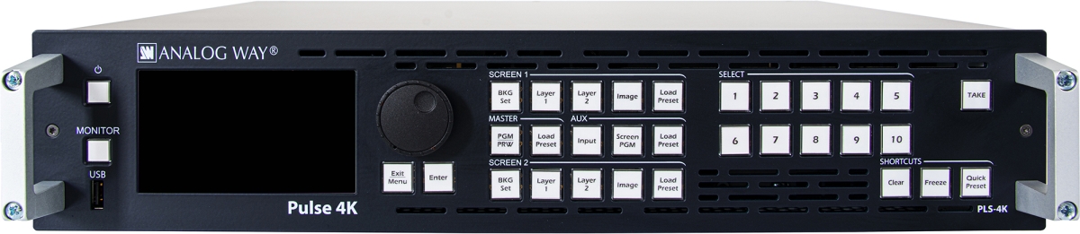 Picture of Analog Way AWA-PULSE4K Pulse 4K 4K60 Multilayer Video Mixer & Seamless Presentation Switcher