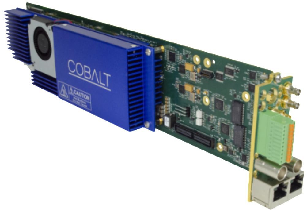 Picture of Cobalt Digital CB-9992-2DEC Dual Upgradeable AVC H.264 - MPEG2 Software Defined Broadcast Decoder