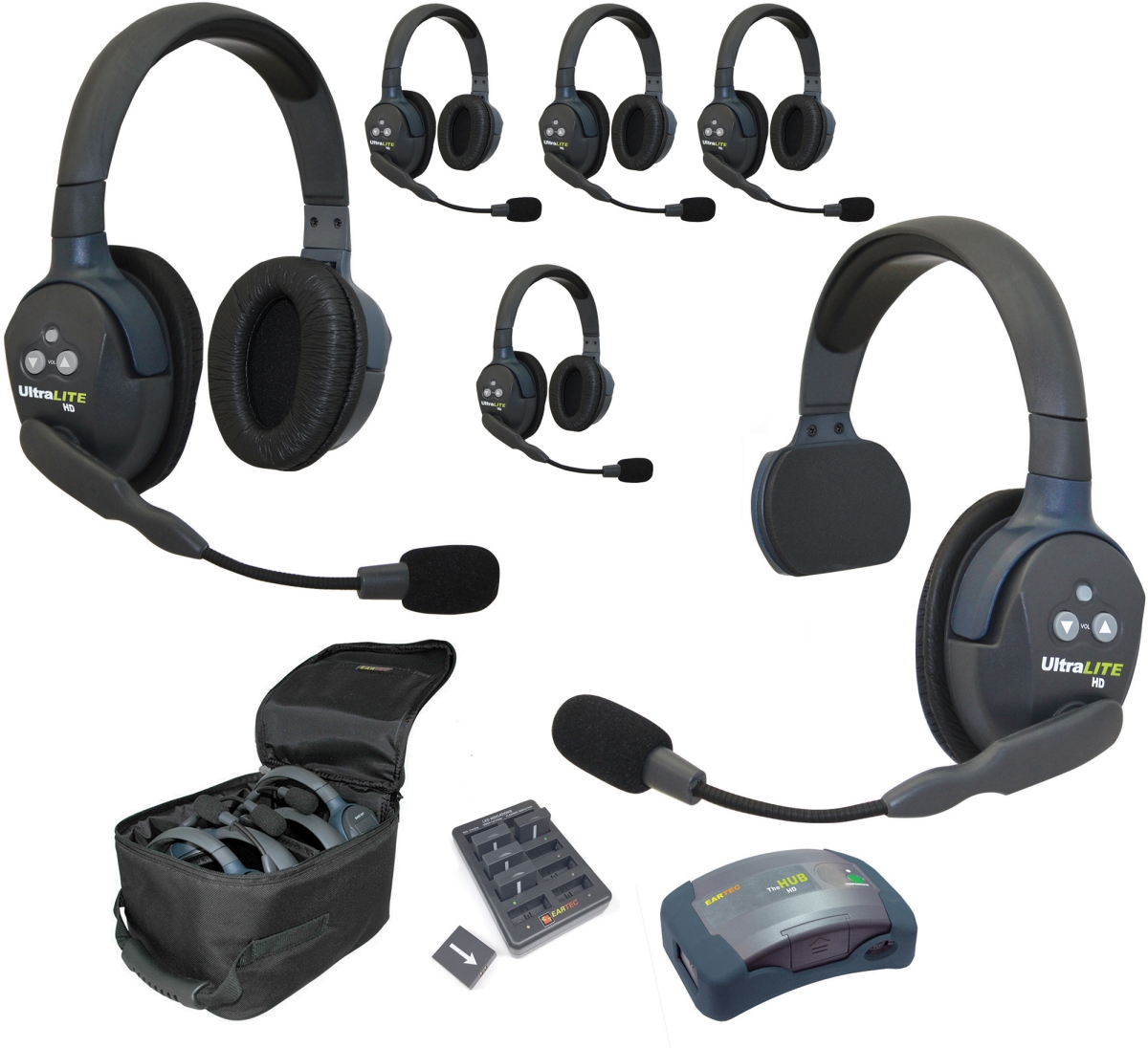 Picture of Eartec EAR-HUB615 Ultralite, Hub 6-Person Duplex Wireless Intercom System