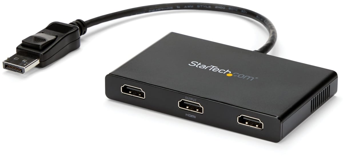 Sachtler ST-MSTDP123HD 3-Port Multi Monitor Adapter for Display Port 1.2 To 3x HDMI MST Hub -  IPS Corporation