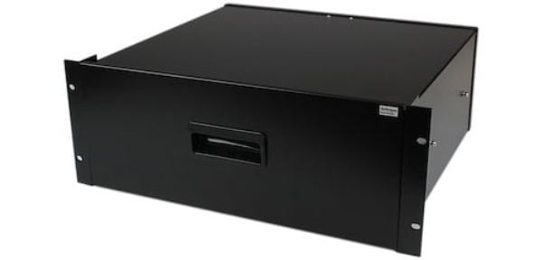 ST-4UDRAWER 4RU Black Steel Storage Drawer for 19 in. Server Racks & Cabinets