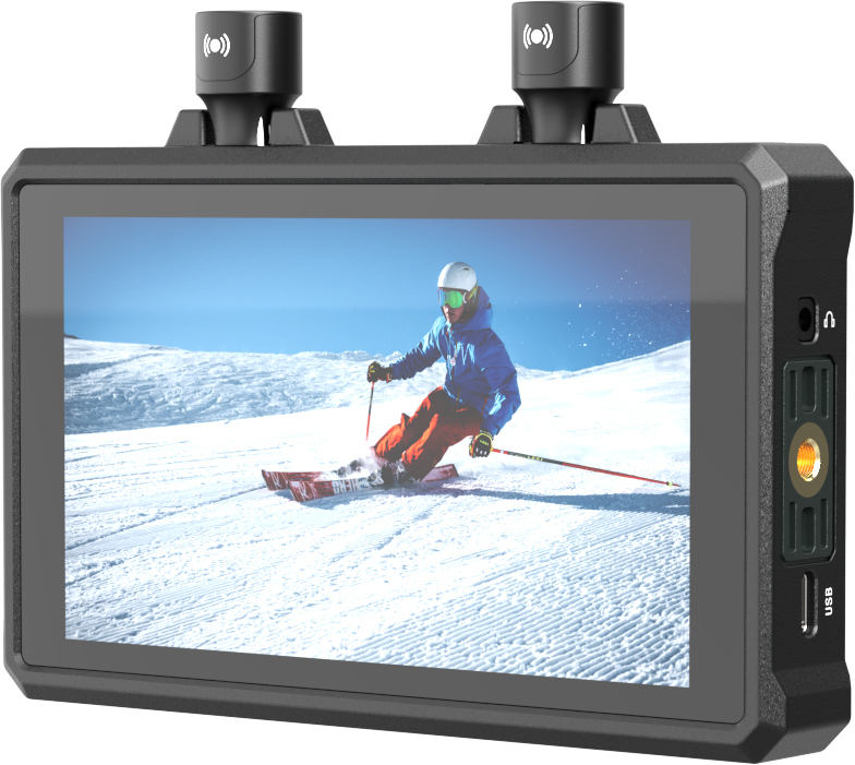 Picture of Hollyland HL-MARSM1MONSING 5.5 in. 4K Wireless LCD Touch Camera Mount Transceiver Monitor