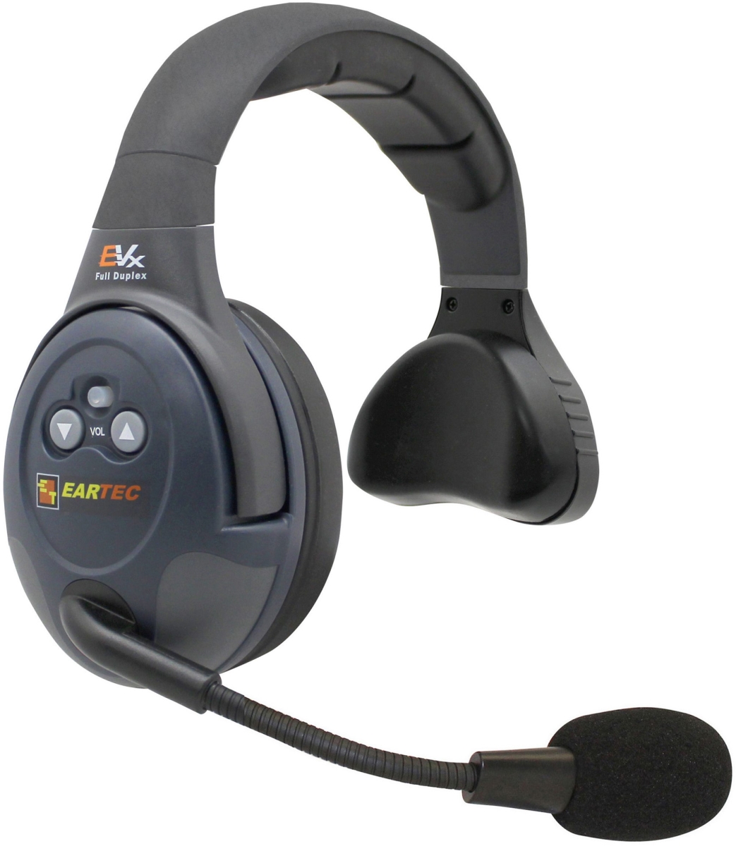 EAR-EVXSR Full Duplex Wireless Intercom System with Single Speaker Remote Headset