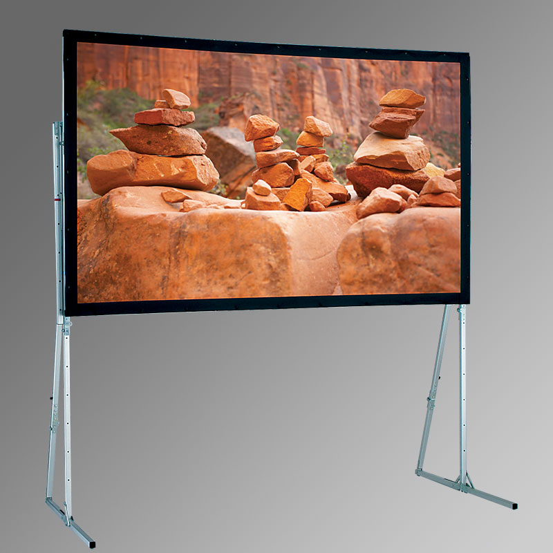 Draper DR-241333 97 x 168 x 186 in. Ultimate Folding Projection Screen with Extra Heavy-Duty Legs HDTV, Matte White
