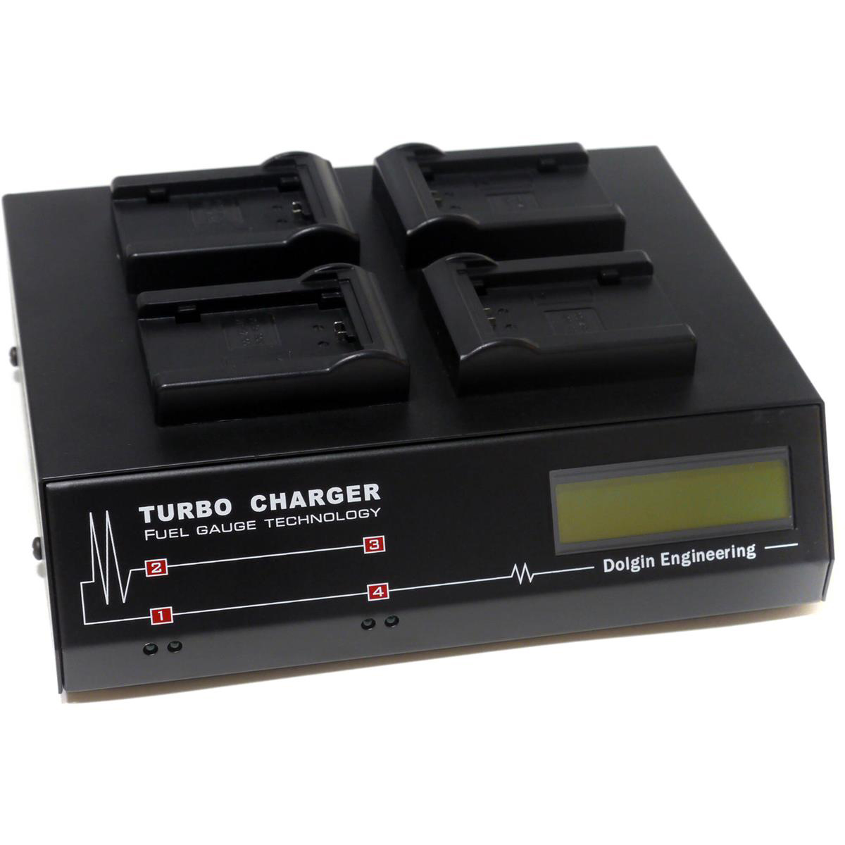 DOLG-TC400JVC296 4-Position Battery Charger with Diagnostics Display Accepts BN-VC296G Works & Non-OEM