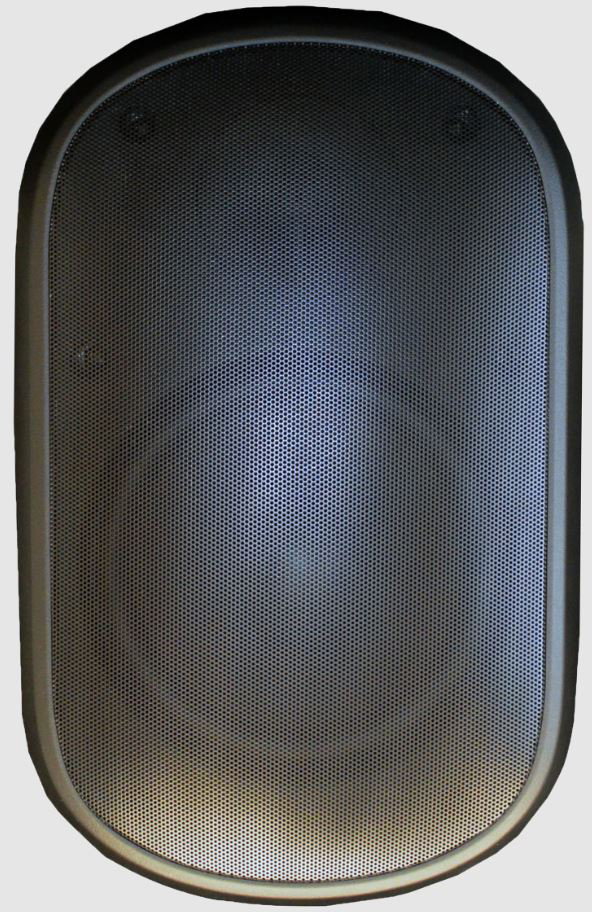 Speco SPC-SPCE6OTB 6.5 in. Outdoor Speaker with Transformer, Black