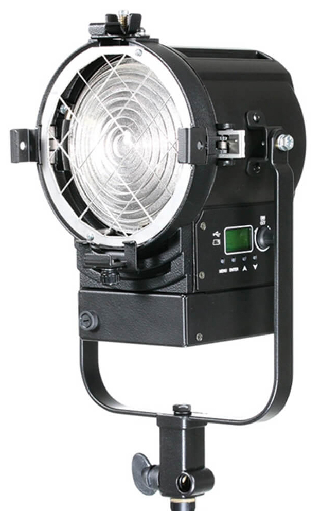 Picture of Litepanels LPAN-960-2311 60W Studio X2 Daylight LED Pole Operated & USB Power Cable Fresnel Light