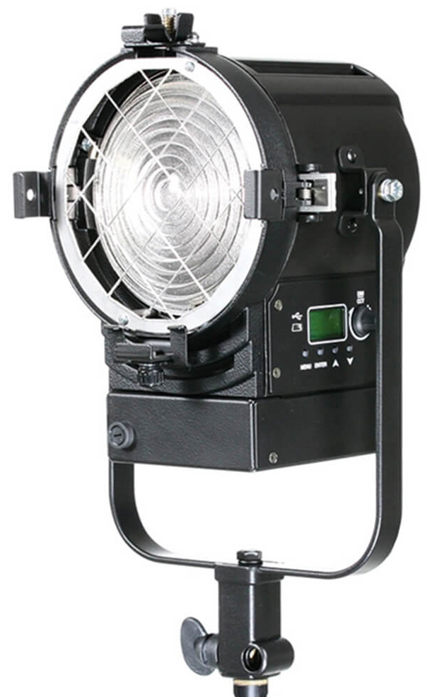 Picture of Litepanels LPAN-960-2313 60W Studio X2 Bi-Color LED Pole Operated & USB Power Cable Fresnel Light
