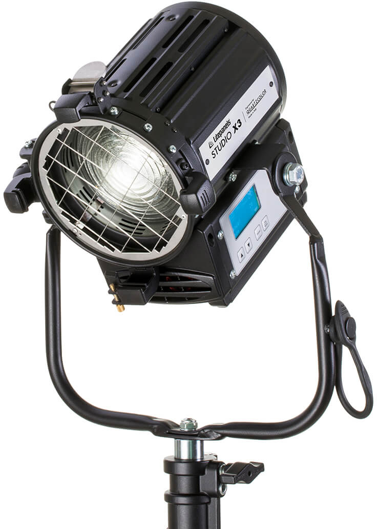 Picture of Litepanels LPAN-960-3311 100W Studio X3 Daylight LED Pole Operated & USB Power Cable Fresnel Light