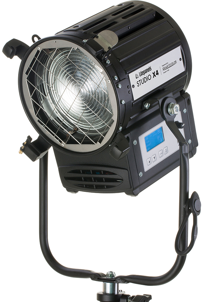 Picture of Litepanels LPAN-960-4311 150W Studio X4 Daylight LED Pole Operated & USB Power Cable Fresnel Light
