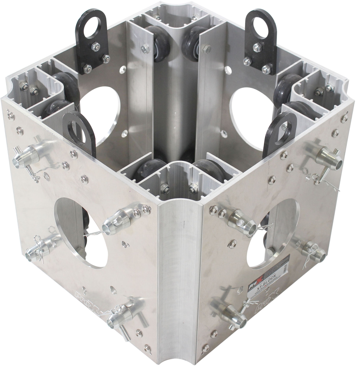 PXG-XT-BLOCK Sleeve Block Junction Box for F34 Truss 4 Connecting Sides, Silver