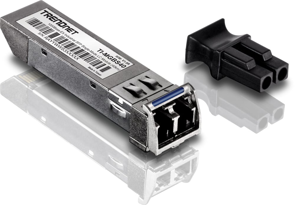 TNET-TI-MGBS40 SFP to RJ45 Single-Mode LC Module