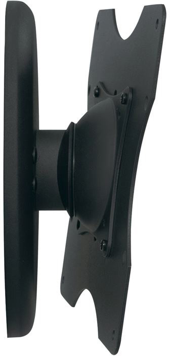 PMTS-PTM-B 50 lbs Single Stud Tilt & Pivot Flate Panel Mount, Black