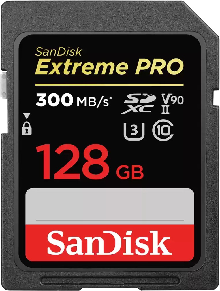 SDSDXDK-128G-GN4 128GB 4K Full HD Video Extreme Pro SDHC UHS-II SD Memory Card -  SanDisk