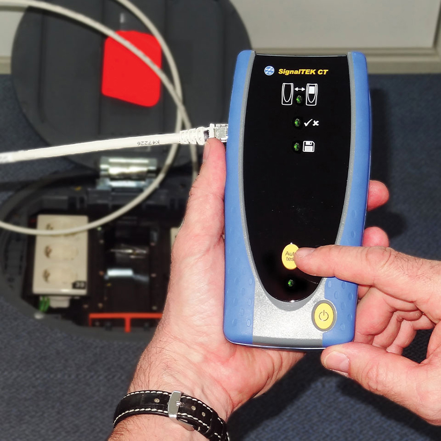 S45-ST-156006 SignalTEK Copper Data Cable Transmission Tester
