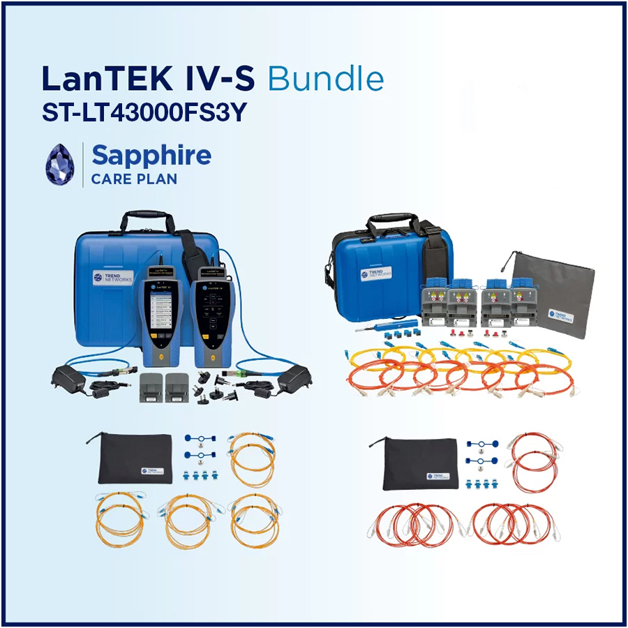 S45STLT43000FS3Y 3000MHz LanTEK IV-S Bundle Cable with Sapphire Care Support - 3 Years