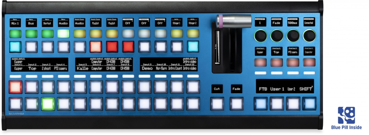 SKA-MASTERKEY1V2 Switcher Control Panel with Pill Inside, Blue