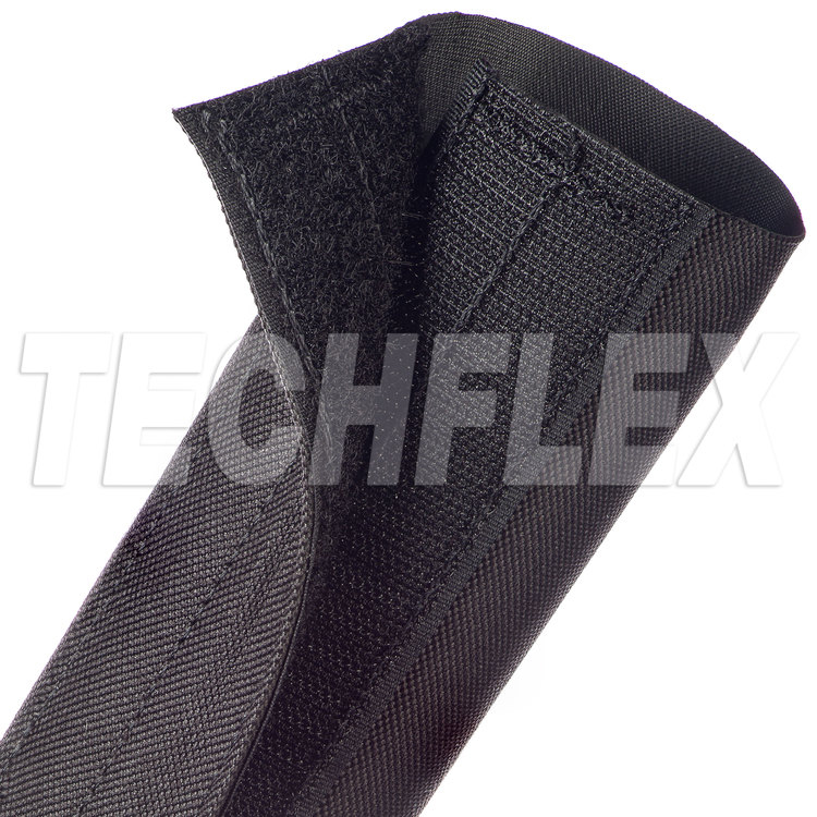 TFX-PWN600-25-BK 25 ft. x 6 in. VersaWraptor Flexible Cable Sleeve, Black