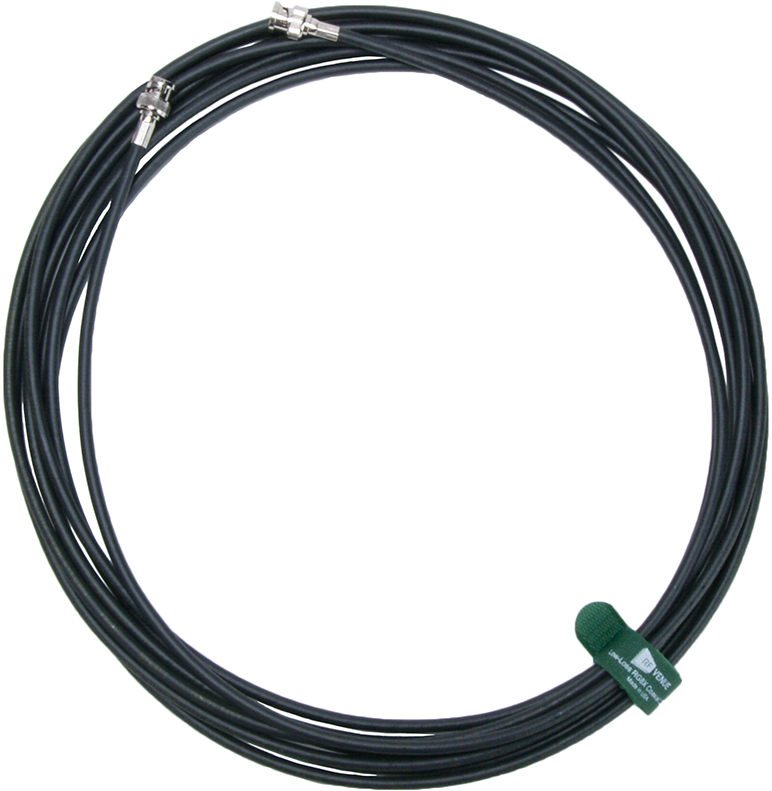 RFV-RG8X100 100 ft. 50 Ohm Low-Loss Coaxial BNC Antenna Cable, Black