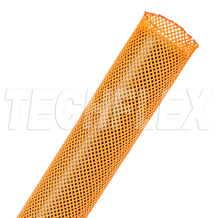 TFX-PTN1-00NO250 250 ft. General Purpose Expandable Braided Cable Sleeving, Neon Orange