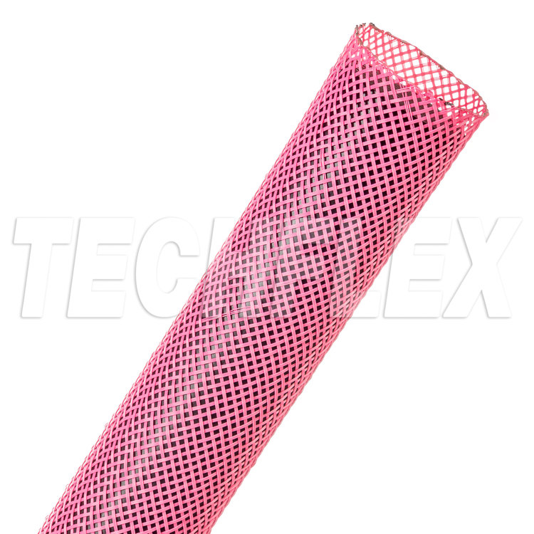 TFX-PTN1-00NP250 250 ft. General Purpose Expandable Braided Cable Sleeving, Neon Pink