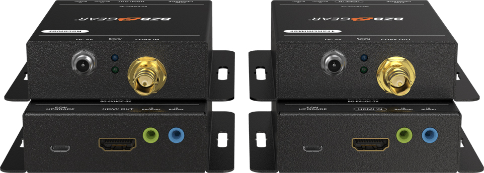 BG-EXHOC HDMI 2.0 Over Single Coax Extender with Bi-Directional IR