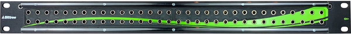 BIT-S64S-2MVTDK 2 x 32 in. 1RU 12G Plus Micro-Video HD-BNC Patchbay