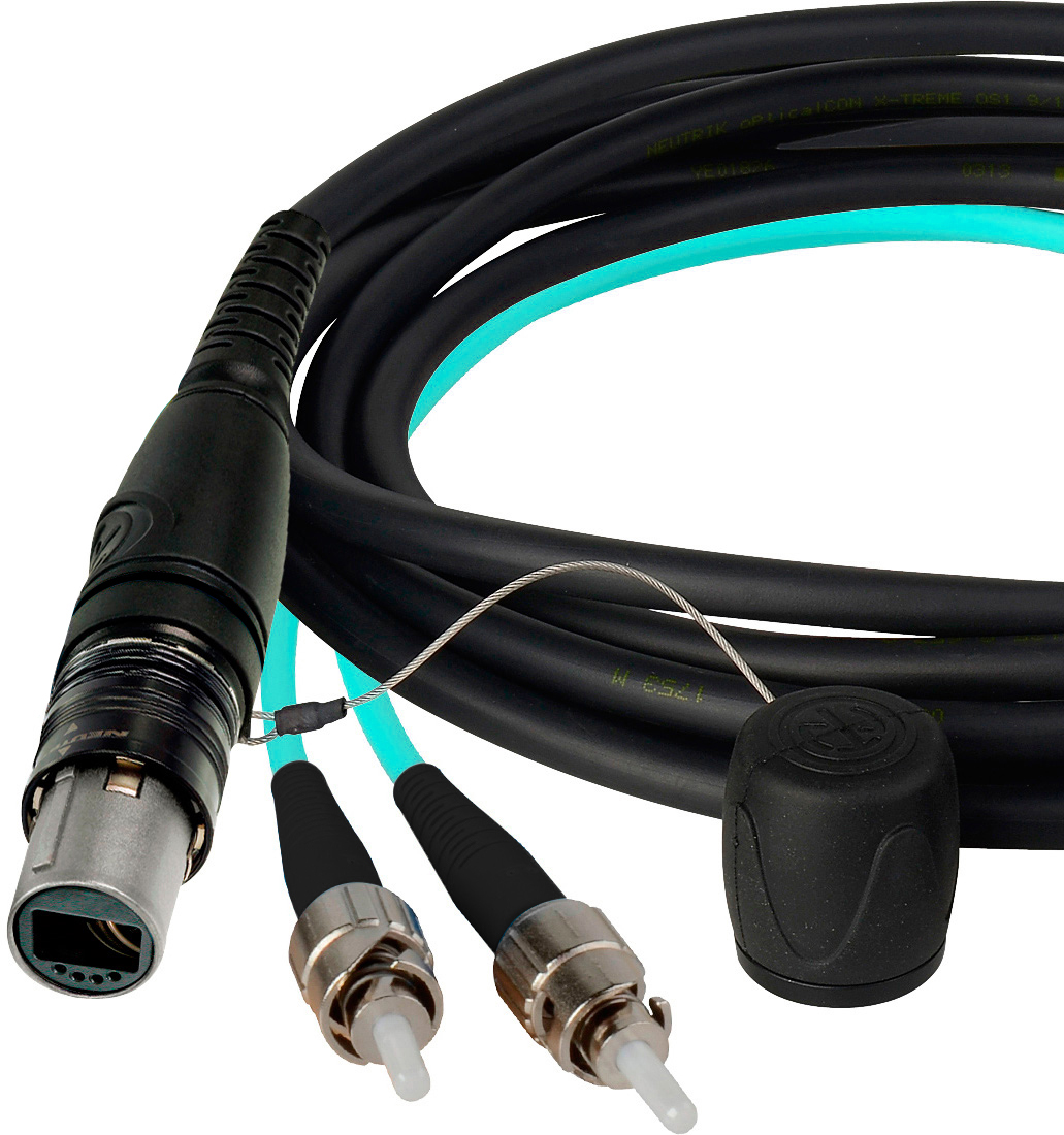 HF-OC2M-ST-0100 100 ft. OpticalCON DUO To Duplex ST Multimode Fiber Optic Breakout Cable