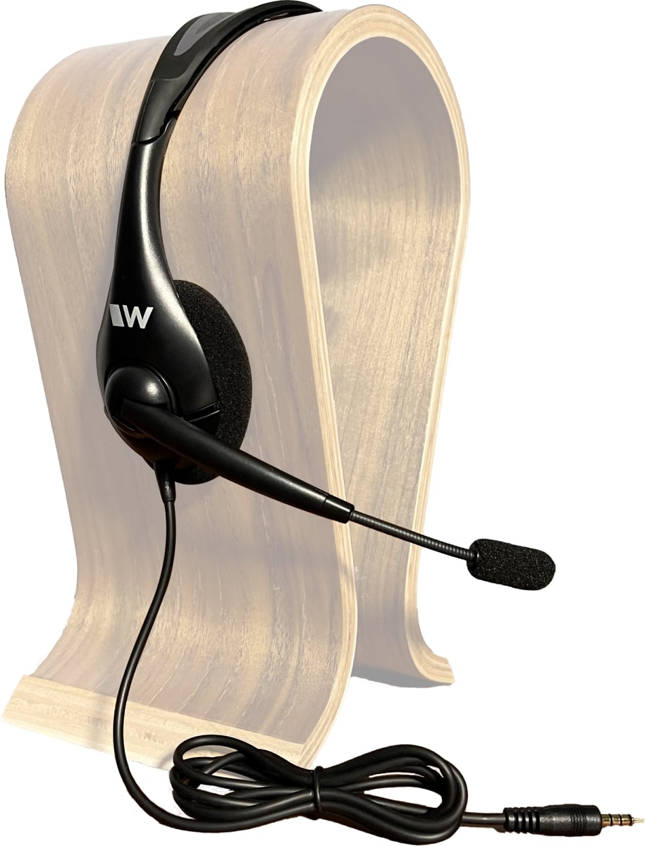 WLS-MIC-144 Headset Microphone with TRRS 3.5 mm Plug & Digi-Wave DLT 400 Transceiver Only