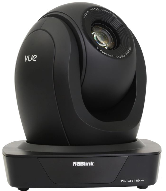 Picture of RGBlink RGL-RGB20XPOETLY VUE 20x H.265 H.264 HD PTZ Camera with PoE Plus&#44; Black