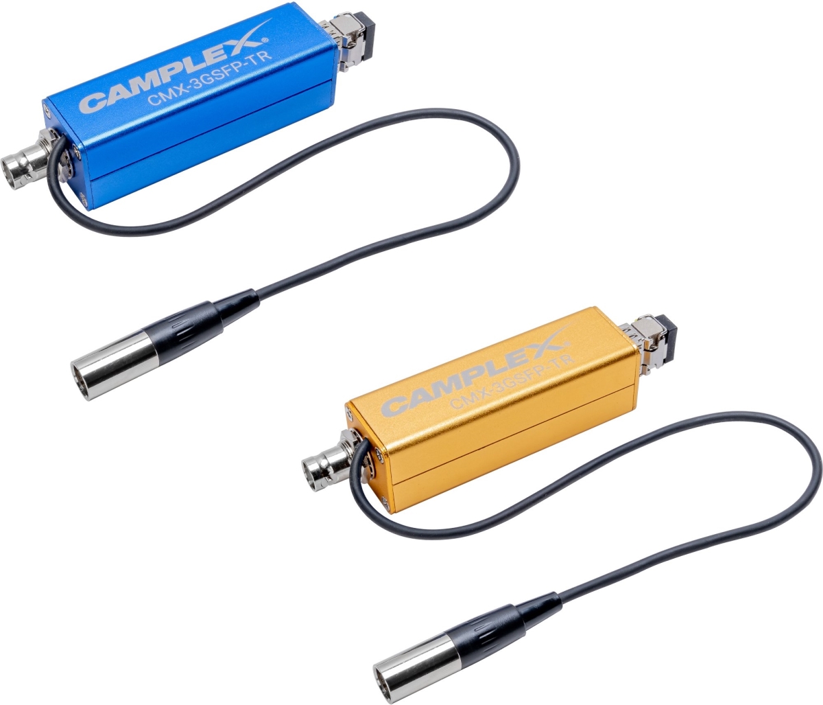 CMX-3GSFP-TR Mini 1-Channel Uni-Directional 3G-SDI Over Single Mode Fiber Extender Set