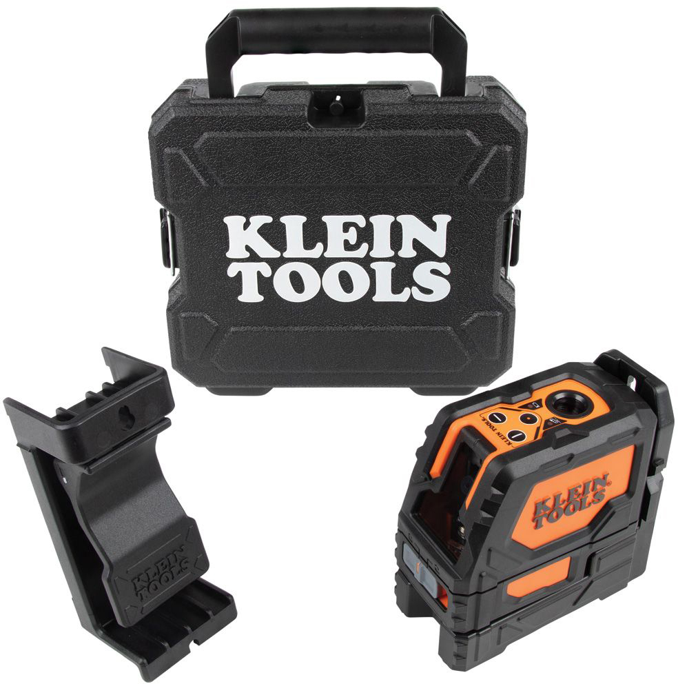 Picture of Klein Tools KLT-93LCLG Laser Level - Self-Leveling Green Cross-Line & Red Plumb Spot