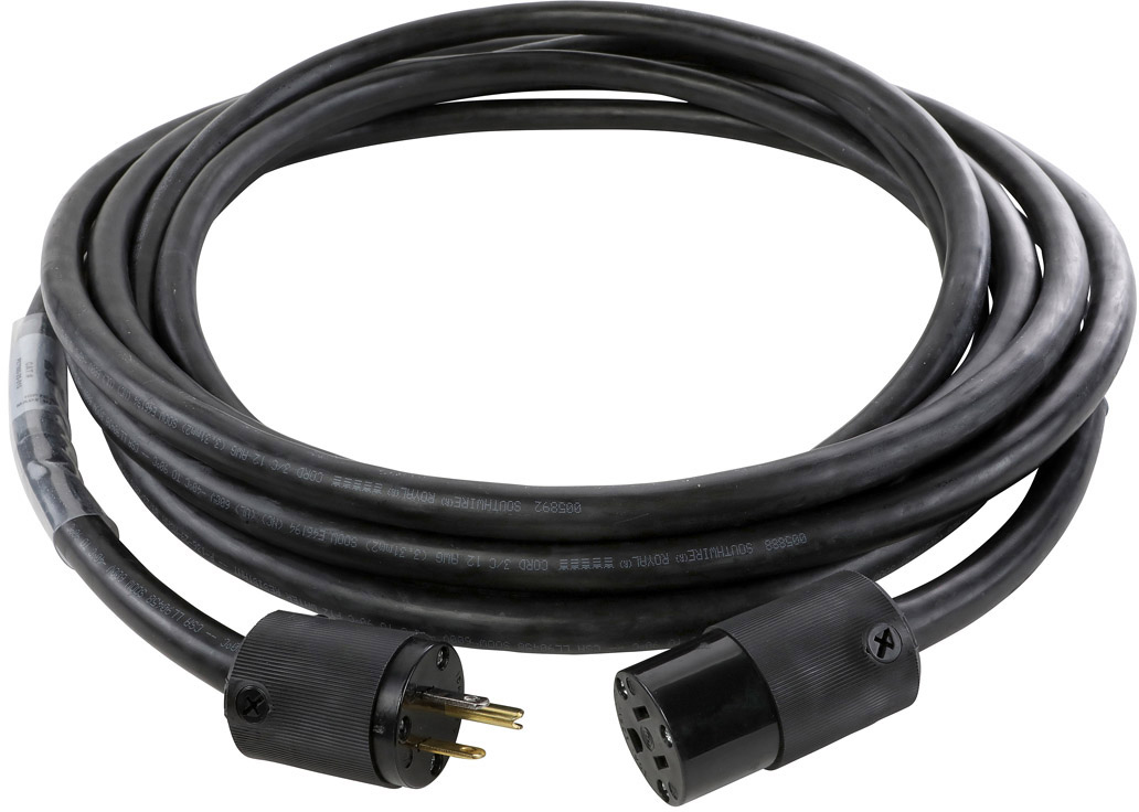 LEX-PE7000-15515 PowerFlex 15A 125VAC NEMA 5-15 Extra Hard Usage SOOW-A Extension Power Cable - 15 ft.