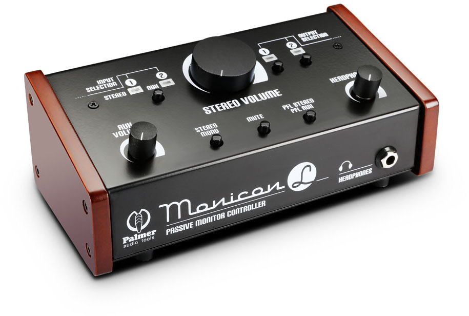 PLM-PMONICON-L Passive Audio Monitor Controller with Mute-PFL Source-Mono-Attenuation-Output & Input Selectors