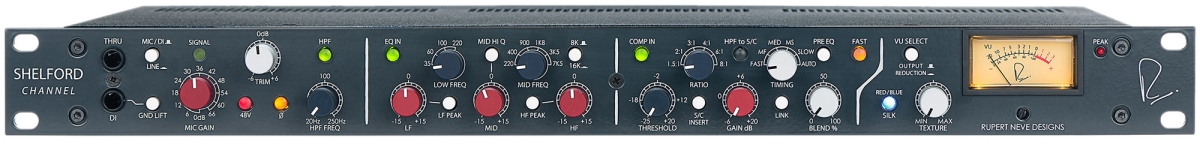 RUP-5035 Shelford Channel Microphone Preamp - Inductor EQ - Compressor -  Rupert Neve Designs