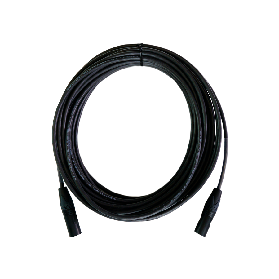 RSS-SC732-30 3 in. SuperCAT 7 etherCON Terminated Clear Shrink Cable, Black - 100 ft.