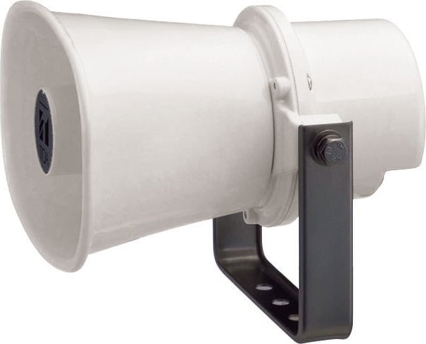 TOA Electronics TOA-SC-610T Paging Horn Speaker - 10W - 25-70.7V Transformer with Mounting Bracket