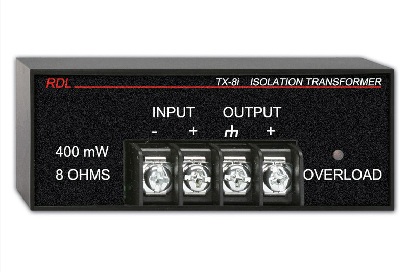 RDL-TX-8I Headphone Isolation Transformer