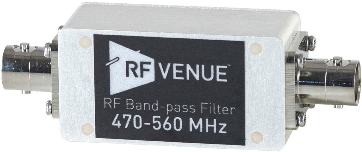 RFV-BPF470T560 Band-Pass RF Channel Filter - 470-560 MHz -  RF Venue