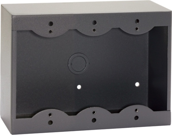 RDL-SMB-3G 3-Gang Surface Mount Box for Decora Remote Controls & Panels - Gray
