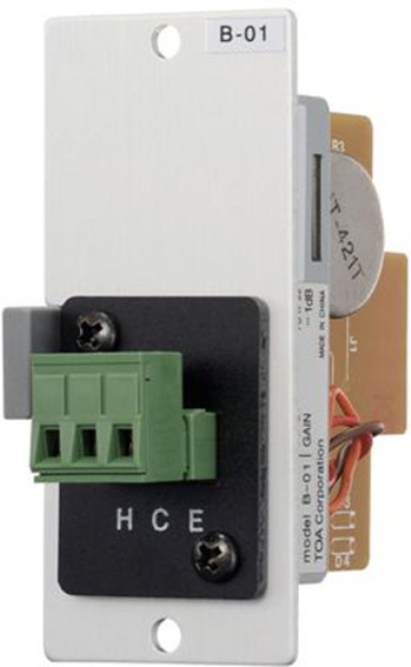TOA Electronics TOA-B-01S-T 900 Series Balanced Line Input Module - 10K ohm Transformer - Removable Terminal Block