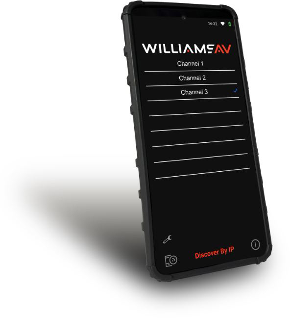 WLS-WF-R2-N WAV Pro WaveCast Wi-Fi Receiver with 6.8 in. HD Touchscreen & Li-Poly Battery