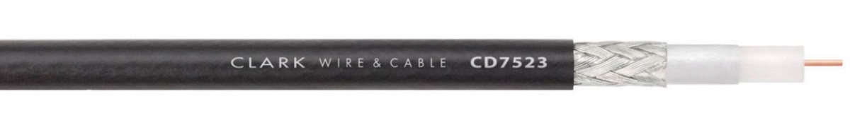 Picture of Clark Wire & Cable CWC-CD7523-1000 1000 ft. Spool Miniature 23AWG 4K Digital Video Coax Cable