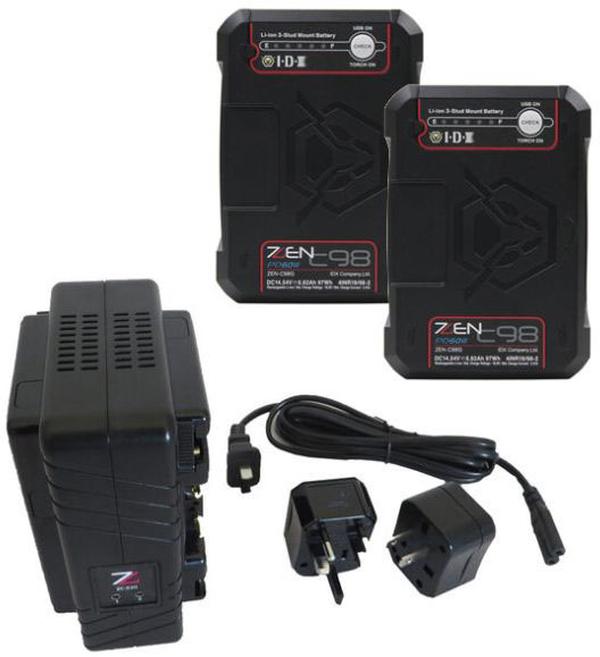 Picture of IDX IDX-ZC-2C98G ZC-2C98G Dual-Channel Li-Ion Battery Charger & 2 x ZEN-C98G Battery Kit