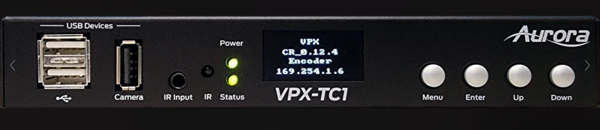 AURA-VPX-TC1-PRO 4-4-4 4K60 1Gbps 2 x 1 HDMI 2.0 Next-Gen AV-Over-IP Transceiver Box with Mimix CODEC