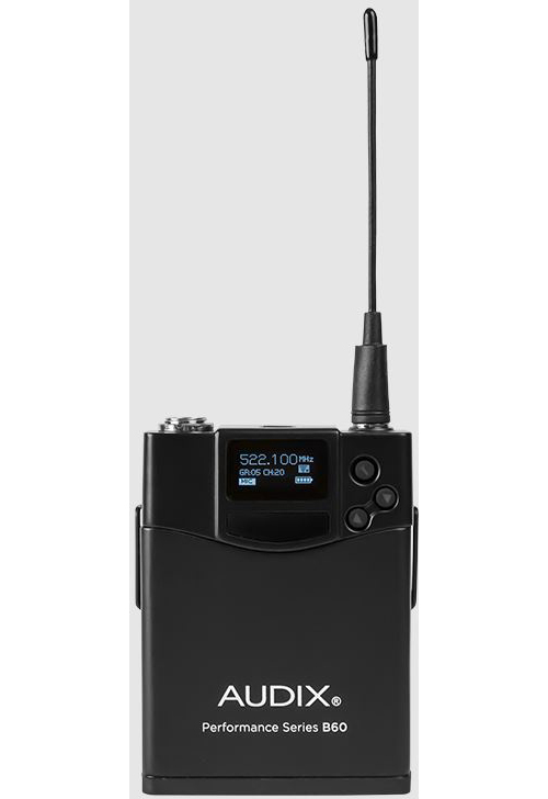 AUD-B60 522-586 MHZ Performance Series Bodypack Transmitter for B60