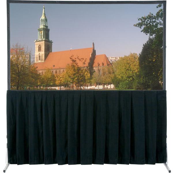 Picture of Da-Lite DL-36790 14.6 ft. x 25 in. Fast-Fold Skirts for Deluxe - Heavy Duty Deluxe & Truss Screens - UV Black